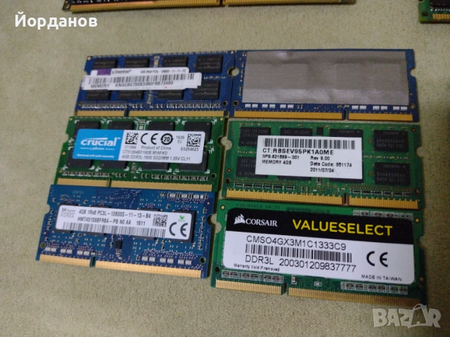 рам ддр3 за настолен компютър и лаптоп 4/8гб. ниски цени, снимка 10 - RAM памет - 53309320