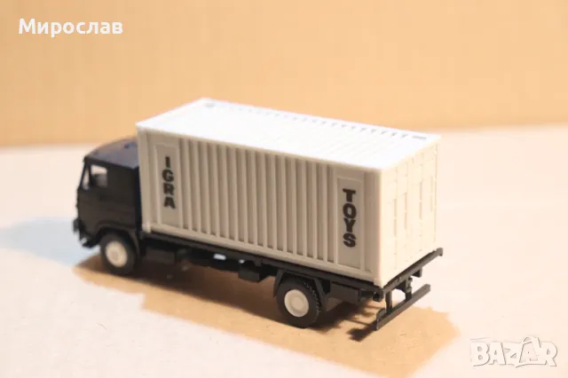 IGRA 1:87 H0 LIAZ SKODA КОНТЕЙНЕР КАМИОН ТИР ИГРАЧКА МОДЕЛ, снимка 6 - Колекции - 49742772