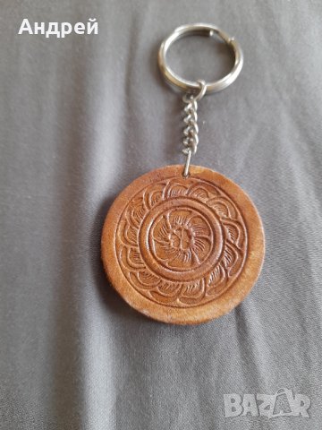 Стар кожен ключодържател, снимка 2 - Антикварни и старинни предмети - 32473598