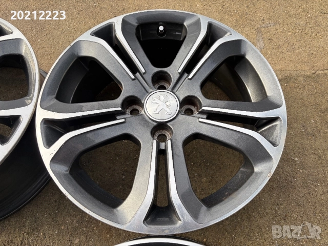 4 броя алуминиеви джанти за Peugeot 208,2008 16, снимка 9 - Гуми и джанти - 52720325
