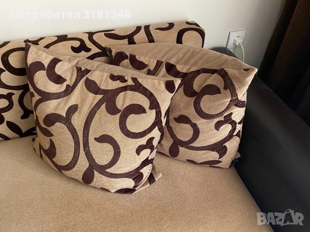бежов диван с опция за багаж , снимка 3 - Дивани и мека мебел - 35633285