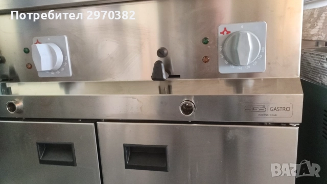 Фритюрник Двоен Професионален, снимка 2 - Обзавеждане на кухня - 51691755