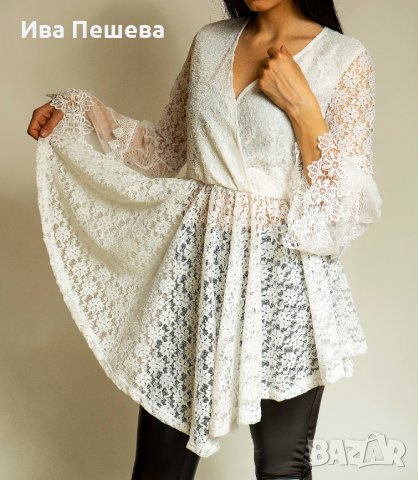 Туника от нежна дантела, снимка 1