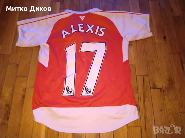 Арсенал маркова футболна тениска №17 Алексис размер Л юноши 152см , снимка 6 - Футбол - 51009148