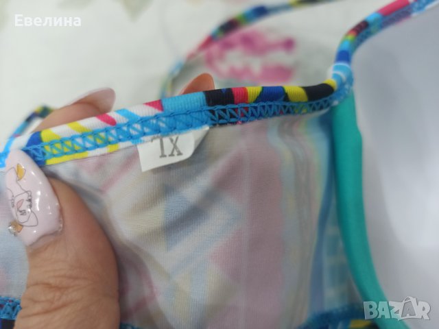 Дамски бански от две части, нов, размер S/M, снимка 8 - Бански костюми - 36596237