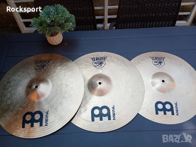 Meinl Classics Powerful Crash's-16"17"18"