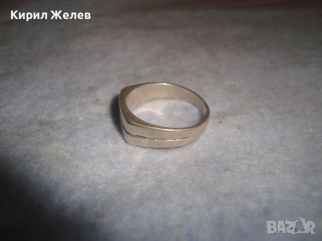 СТАР СТИЛИЗИРАН СРЕБЪРЕН РЕТРО АРТ ПРЪСТЕН СРЕБРО 925 РЪЧНА МАЙСТОРСКА ИЗРАБОТКА 32584, снимка 8 - Пръстени - 38382318