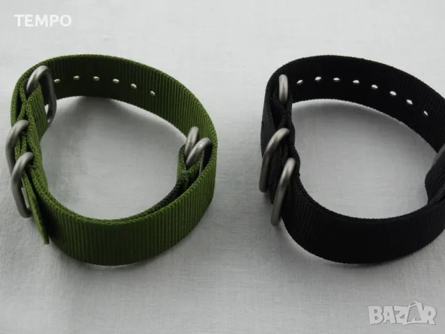 КАИШКА ZULU ЗЕЛЕНА- 20мм + ПОДАРЪК, снимка 15 - Каишки за часовници - 44479474