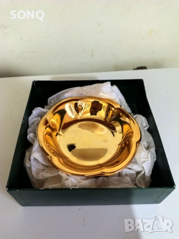 Стар Марков Немски Позлатен Съд 24К, снимка 8 - Антикварни и старинни предмети - 52510682