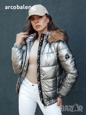 Дамско зимно яке с качулка MELANI, 2цвята , снимка 7 - Якета - 47390408