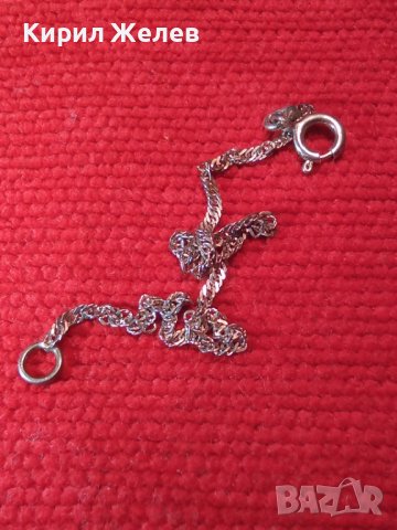 ТЪНКА БИЖУТЕРИЙНА ВЕРИЖКА ГРИВНА СРЕБРО 925   20554, снимка 2 - Гривни - 32984128