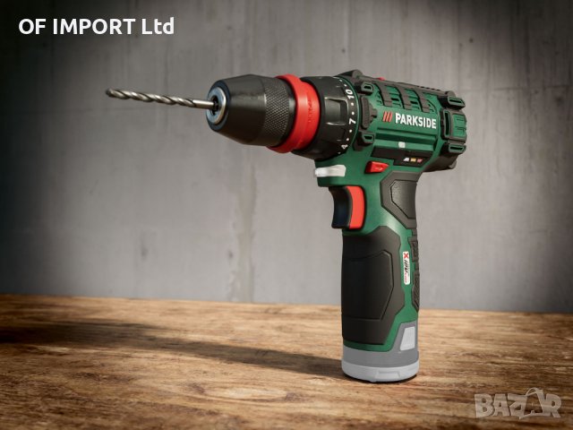 НОВО Акумулаторен Винтоверт PARKSIDE 12V Li-Ion PBSA 12 E4, снимка 5 - Винтоверти - 43382903