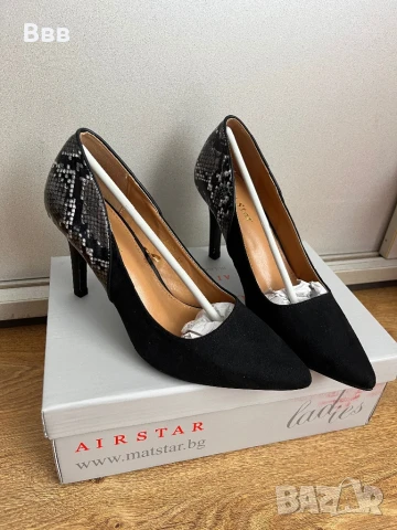 Дамски обувки, снимка 2 - Дамски обувки на ток - 51063554