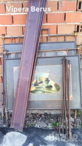 Старинно легло, креват., снимка 2 - Спални и легла - 48201462