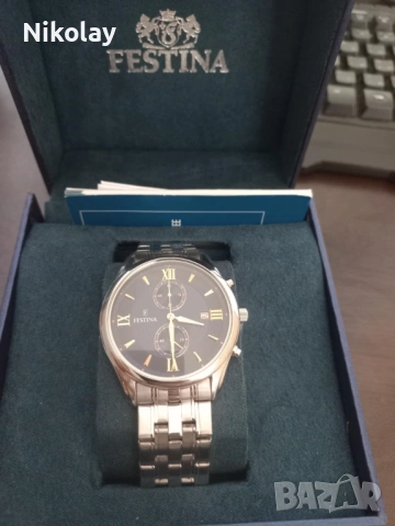 Festina Chronograph - F6854/6, снимка 4 - Мъжки - 53411403