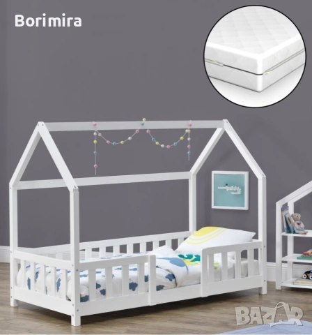 Детско легло с протектор и матрак