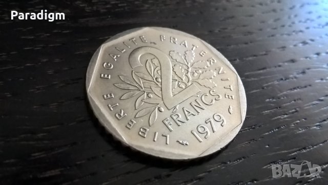 Монета - Франция - 2 франка | 1979г., снимка 1 - Нумизматика и бонистика - 33270442