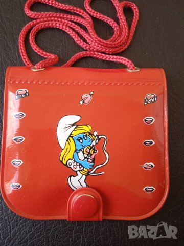 Ретро детско портмоне (Смърф) от 80-те / 90-те години - Отлично!, снимка 4 - Колекции - 43856761