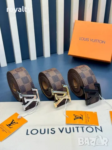 Louis Vuitton колани естествена кожа , снимка 5 - Колани - 49235422