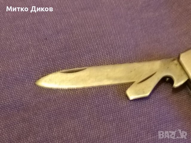 Джобно ножче от соца Сърп и чук 5 части рядко, снимка 6 - Ножове - 43400701