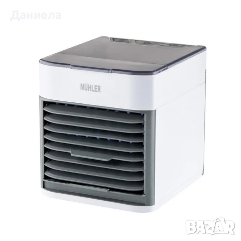 Компактен настолен охладител MUHLER MC-585 с овлажнител, LED светлина и USB захранване, снимка 2 - Други стоки за дома - 50561029
