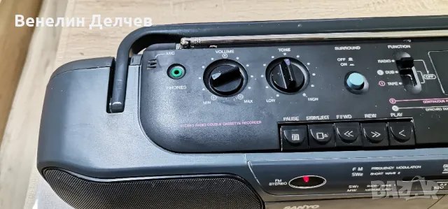 Двукасетен радиокасетофон Sanyo MW731 K, снимка 5 - Радиокасетофони, транзистори - 48437143