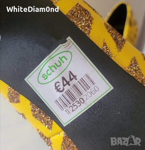 Стилни луксозни дамски обувки жълти номер 39 , снимка 5 - Дамски обувки на ток - 52820985