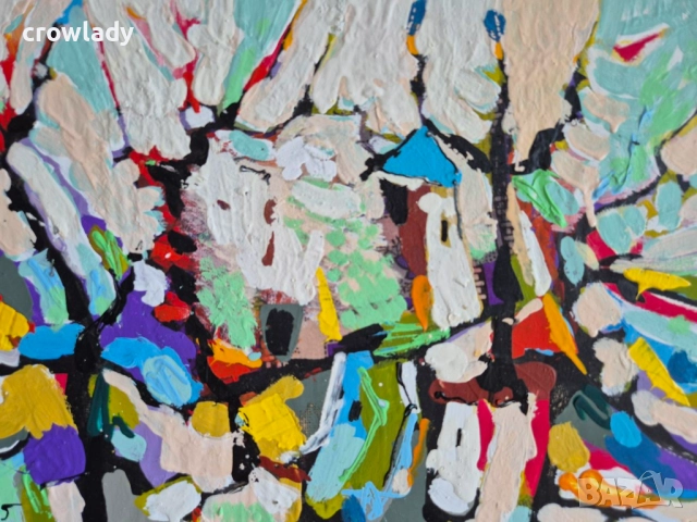 Иван Яхнаджиев Есен 2025 година Пейзаж с маслени бои, снимка 4 - Картини - 51721379