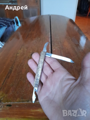 Стар джобен нож,ножче,ножка #160, снимка 5 - Колекции - 52893290