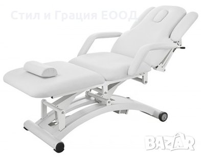 Електрическа кушетка Sphen (3 мотора) 197 x 73/96 x 53/86 см - бяла, снимка 1