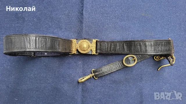 Офицерски Военноморски, флот колан от Шведската армия 