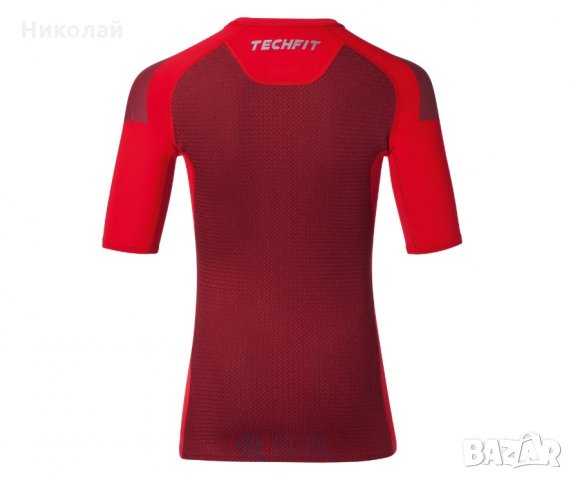 adidas Tech-Fit Short-Sleeve Shirt , снимка 8 - Тениски - 29056854