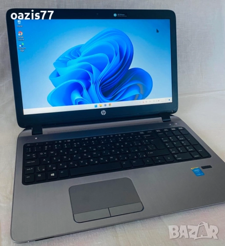 Лаптоп 15.6 ин. НР-450 G2 proc 5-та gen, 5010U СЛИМ  само 22 мм RAM 12 gb HDD 1000 GB, Win 11
