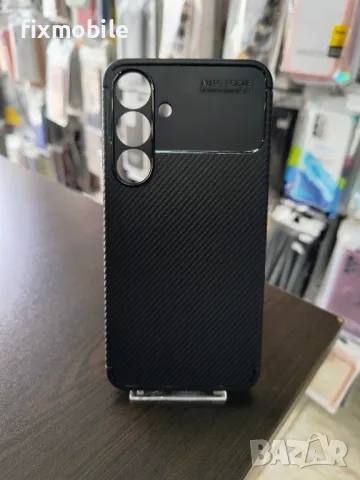 Samsung Galaxy S25 Plus Carbon Fiber силиконов Калъф / Кейс, снимка 1