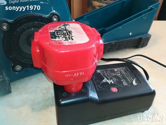 makita profi radio-с батерия/зарядно-внос англия 1804210922, снимка 8 - Ресийвъри, усилватели, смесителни пултове - 32588958
