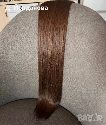 Опашка с кичур в кафяво