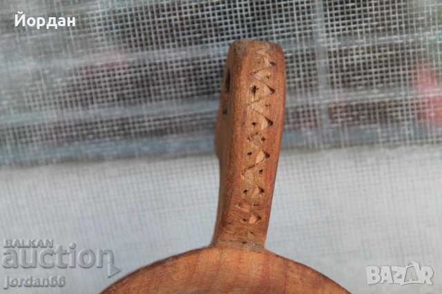 Овчарска чаша дялана от дърво, снимка 4 - Колекции - 39076624