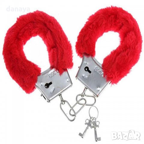 1369 Белезници с пух за любовни игри или парти, снимка 8 - Други - 27931481