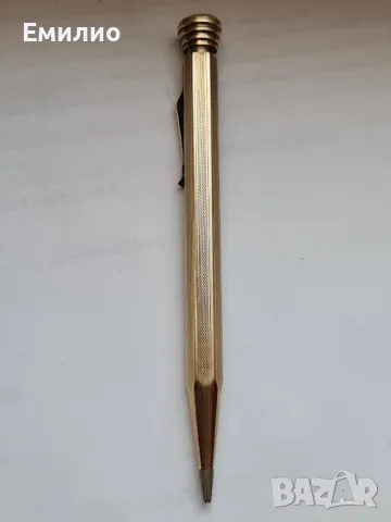 СТАР ЗЛАТЕН МОЛИВ 14К С САПФИР , снимка 12 - Други ценни предмети - 50310509