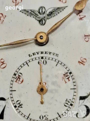 швейцарски сребърен джобен часовник Levrette , снимка 15 - Антикварни и старинни предмети - 47667488
