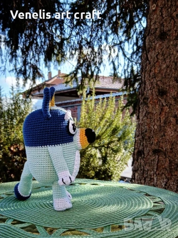 Плетена играчка Блуи / Bluey , снимка 5 - Играчки за стая - 53226266