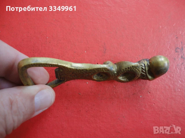 Старинна бронзова отварачка пластика , снимка 4 - Антикварни и старинни предмети - 51305782