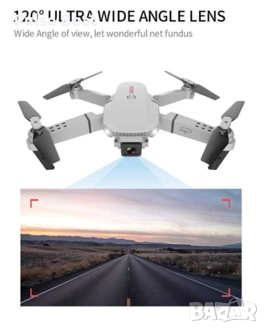 Дрон, 4k HD двойна камера, снимка 11 - Дронове и аксесоари - 52405428