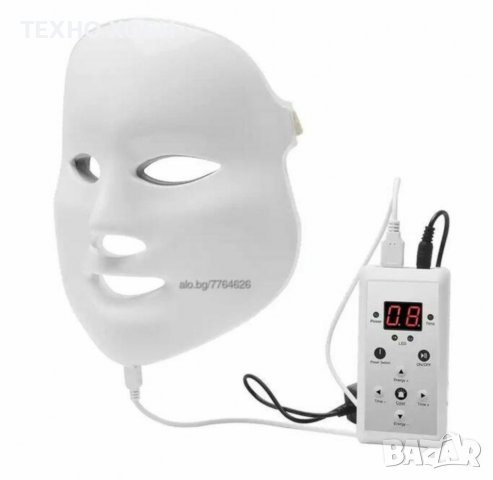 Козметична Led маска за лице със светлинна терапия, фотодинамична терапия,  акне, бръчки в Козметични уреди в гр. Варна - ID37601981 — Bazar.bg