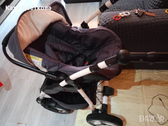 Бебешка количка S-MAX STARDUST - NIO 3в 1, снимка 9 - Детски колички - 50698843