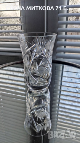 4 бр.кристални чаши за аперитив с удебелена основа, снимка 2 - Чаши - 52931638