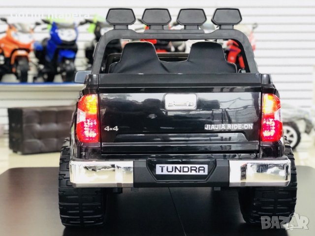 Акумулаторен джип TOYOTA Tundra 12V, лицензиран, с меки гуми, кожена седалка, снимка 9 - Детски велосипеди, триколки и коли - 37661766