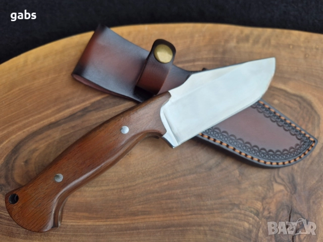 Ръчно изработен нож с кожена кания,LN403, снимка 2 - Ножове - 49020994