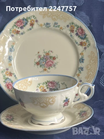 Троен сет порцелан, снимка 1