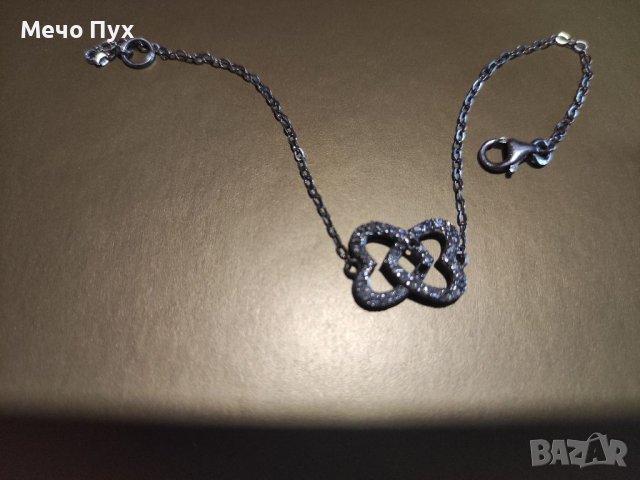 Сребърна гривна (5), снимка 2 - Гривни - 37676737